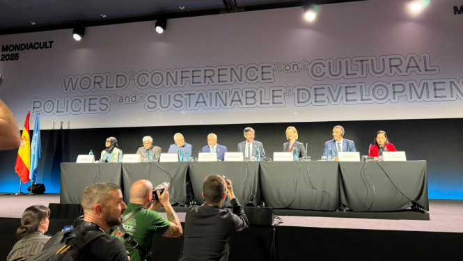 Kultūras ministre Agnese Lāce pārstāv Latviju UNESCO pasaules kultūrpolitikas konferencē MONDIACULT 2025