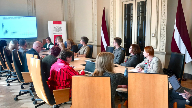 Nacionālās kultūras padomes sēde KM Lielajā zālē