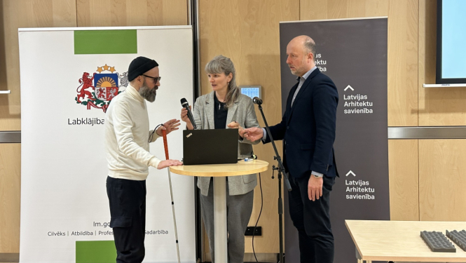 Semināra norise Latvijas Nacionālajā bibliotēkā