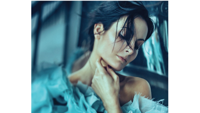 Rīgas festivāla publicitātes foto ar baleta mākslinieci Elzu Leimani