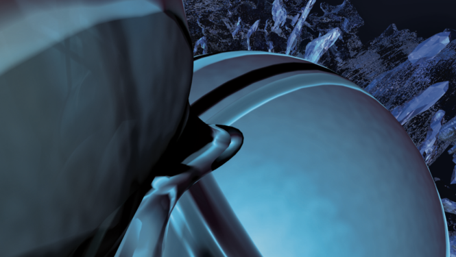 Sabīne Šnē. Paisuma asaru nogulsnes, 2025. RIXC publicitātes attēls.