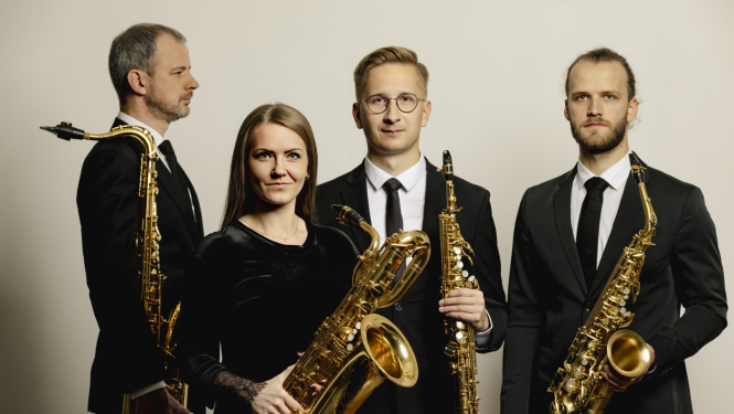 Rīgas Saksofonu kvartets, foto: Jānis Porietis