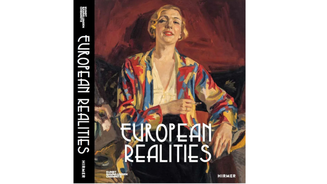 Vāks izstādes “Eiropas realitātes” katalogam vācu valodā. 2025. Publicitātes foto