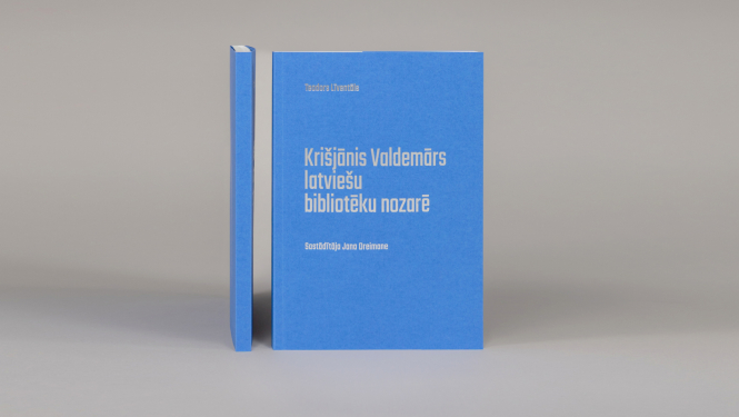 Teodora Līventāla grāmata “Krišjānis Valdemārs latviešu bibliotēku nozarē”