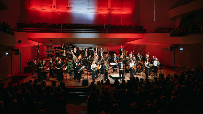 Valsts svētku koncerts Liepājas koncertālē "Lielais dzintars"