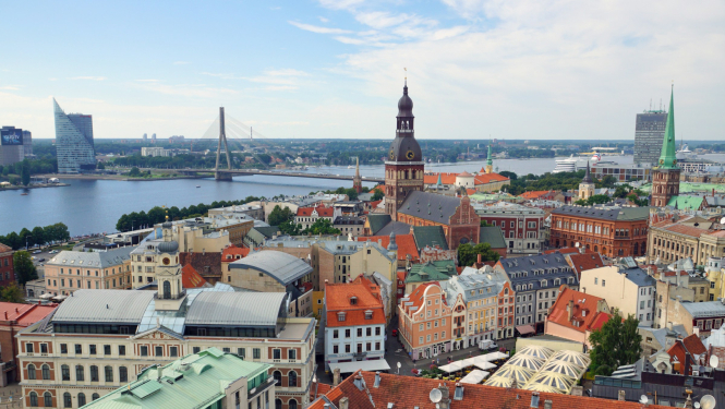 Rīgas foto no putna lidojuma