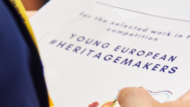Attēls ar tekstu: Young European Heritage Makers