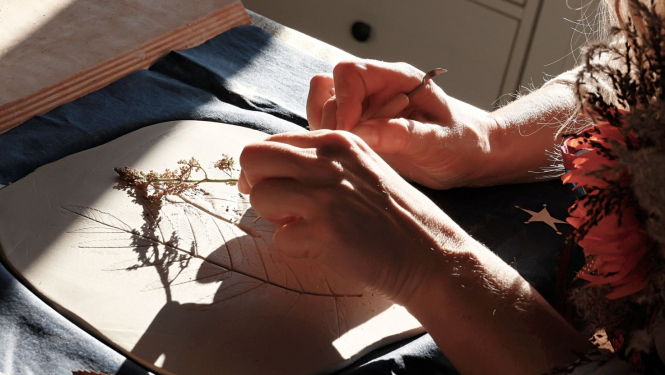 Ginta Zaumane “Darbs ar mālu” Vīnkalna Ceplī Iecavā, Bauskas novadā