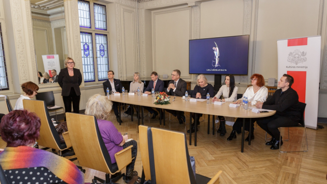 Lielās mūzikas balvas 2022 nominantu paziņošanas preses konference