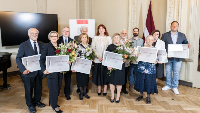 Ministru kabineta Atzinības rakstu pasniegšana, foto: Oskars Artūrs Upenieks / Kultūras ministrija.