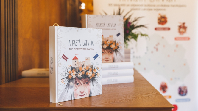The book "The Discovered Latvia"