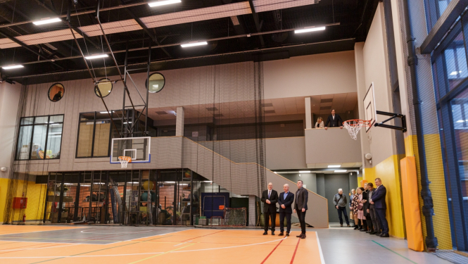 Sporta zāles atklāšana