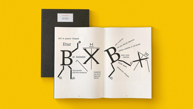 Grāmatu dizainera Alekseja Muraško oriģināldarbs “Lorem Ipsum. Testus nostra nihil interest”