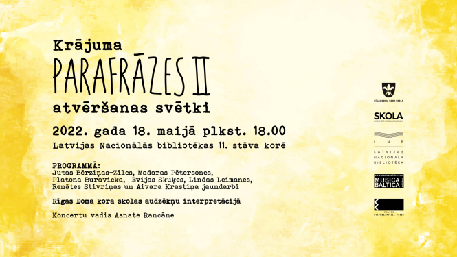 Pasākuma vizuālais materiāls