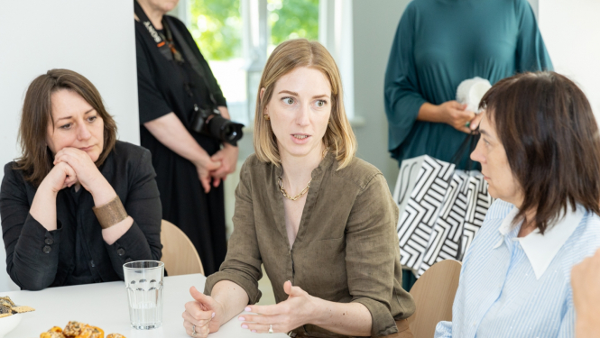 Kultūras ministre Agnese Lāce vizītē Jūrmalā, foto: Oskars Artūrs Upenieks