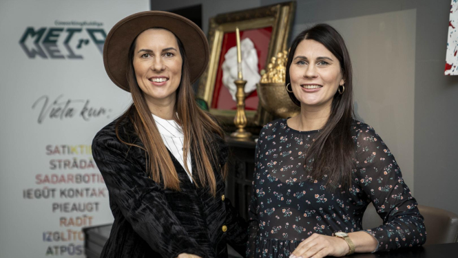 Aiga Vaitkus un Inga Ziņģe-Pupiņa 