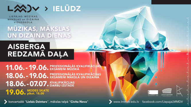 Izstādes “Aisberga redzamā daļa” vizuālais materiāls