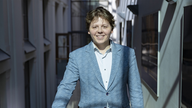 Diriģents Aivis Greters, foto: Jānis Ķeris