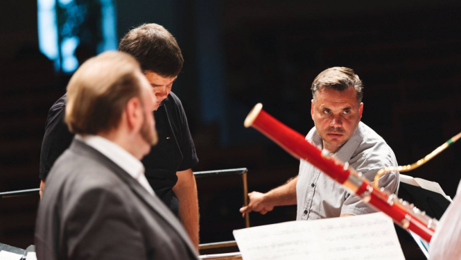 Komponists Andris Dzenītis, foto no LNSO arhīva