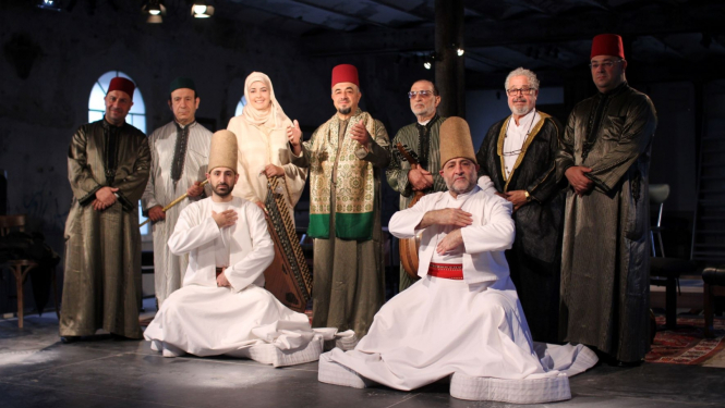 Ansamblis Al Kindi un Damaskas virpuļojošie derviši, foto: Sabine_Chatel