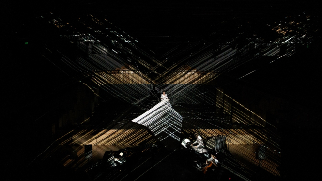 Mūziķis uz skatuves