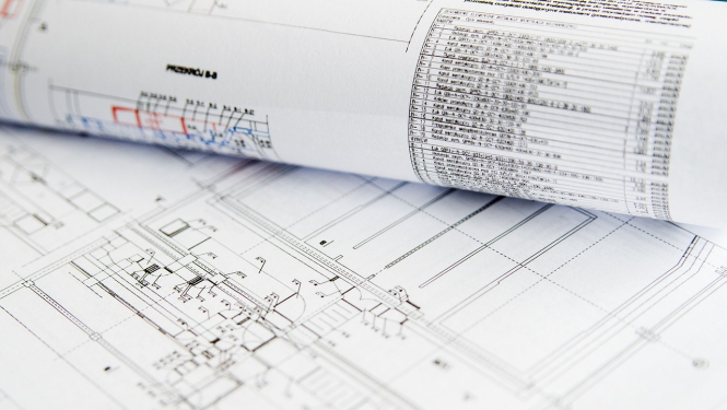 Arhitekta projekts uz papīra