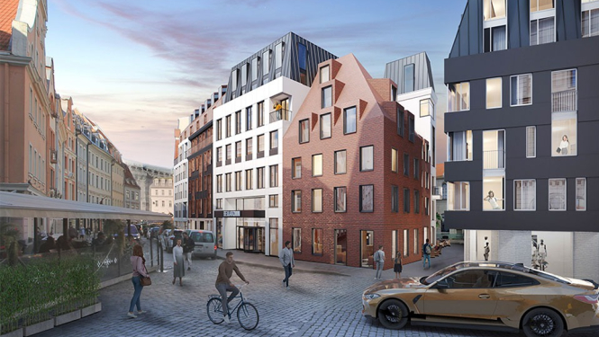 Projekts “BELLATOWN” (“Legzdiņš un partneri”, 1. vieta). Attēls – “Citra Development” arhīvs