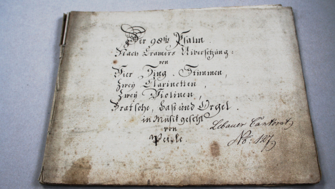 Liepājas Svētās Trīsvienības katedrāles draudzes arhīva seno nošu kolekcija “Libauer Cantorat”