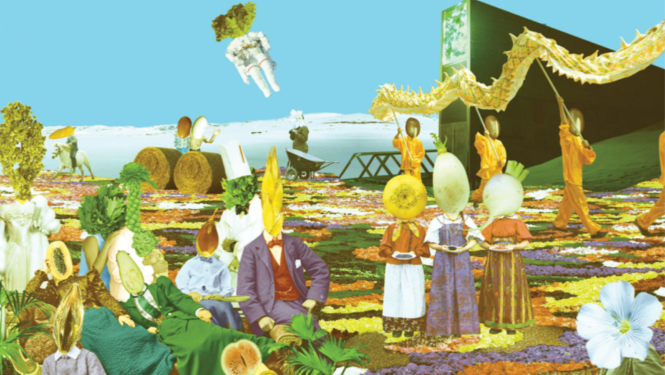 Projektā “Māksla+Ēdiens+Nākamā paaudze” vizuālais materiāls