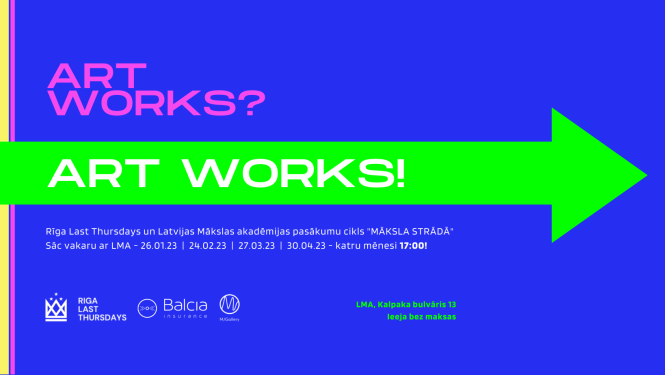 Krāsu laukumi ar uzrakstu, izstādes nosaukums