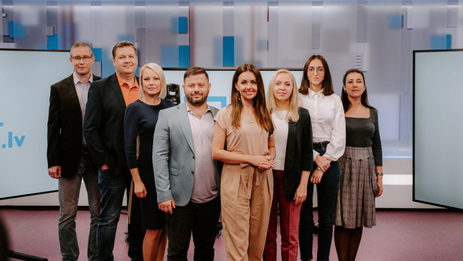 Mazākumtautību multimediju platformas RUS.LSM komanda.