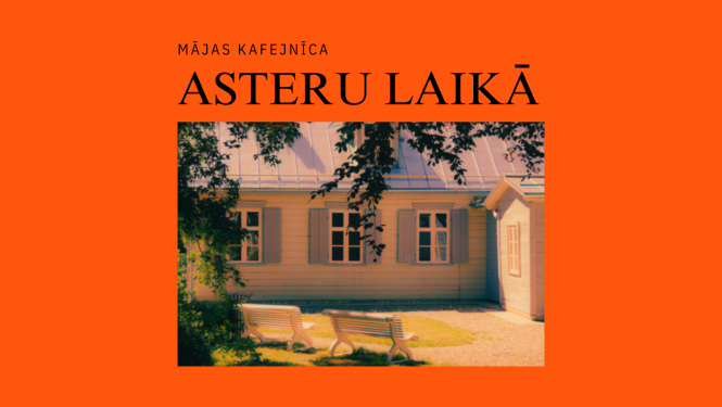 Mājas kafejnīcas “Asteru laikā” vizuālais materiāls