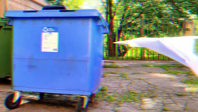 kadrs no izstādes video darba. Autors Panteleimon Pavlidis (Aristotle University of Thessaloniki) Grieķija