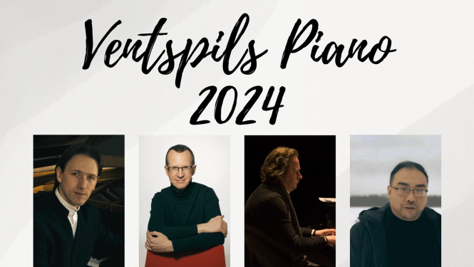 III starptautiskie jauno pianistu meistarkursi “Ventspils Piano 2024” - publicitātes attēls ar pasniedzējiem