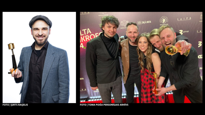 MIKC “Ventspils Mūzikas vidusskola” pedagogi Toms Rudzinskis un Toms Poišs