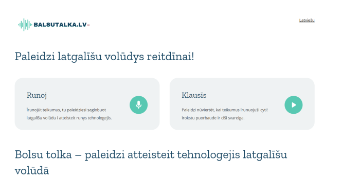 Sabiedriskās iniciatīvas “Balsu talka” vizuālais materiāls