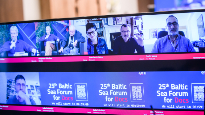 Baltic Sea Docs 2021 projektu tirgus, foto: Gints Ivuškāns.