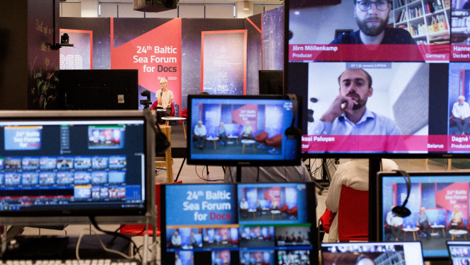 Baltic Sea Docs projektu tirgus 2020, foto Agnese Zeltiņa.