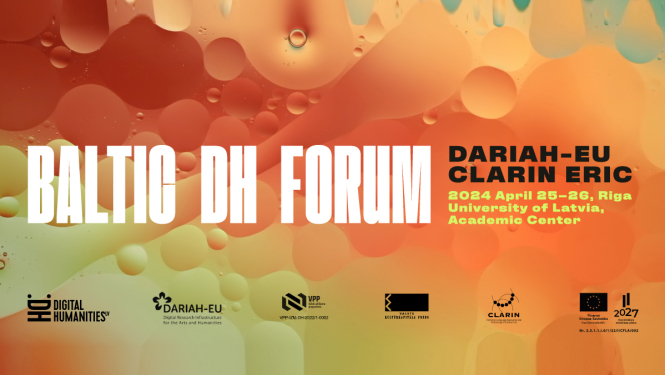 The Baltic Digital Humanities Forum publicity material