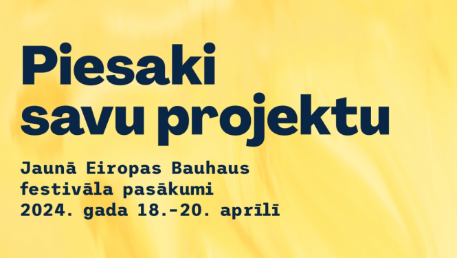 Jaunā Eiropas Bauhaus festivāla vizuālais materiāls