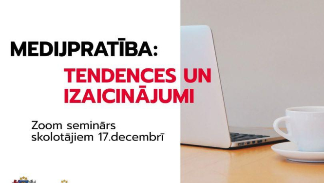 Tiešsaistē notiks medijpratības seminārs pedagogiem