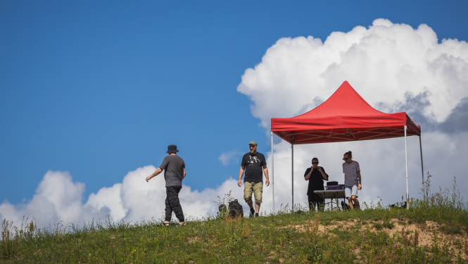 Brīvās enerģijas plenērs, Strenču sonifikācijas stacija, foto: Vladimirs Brjuņins
