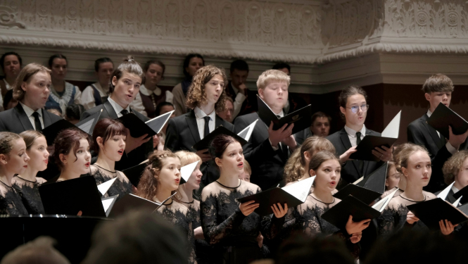 Rīgas Doma kora skolas jauktā kora dalība Eiropas Jauniešu koru festivālā