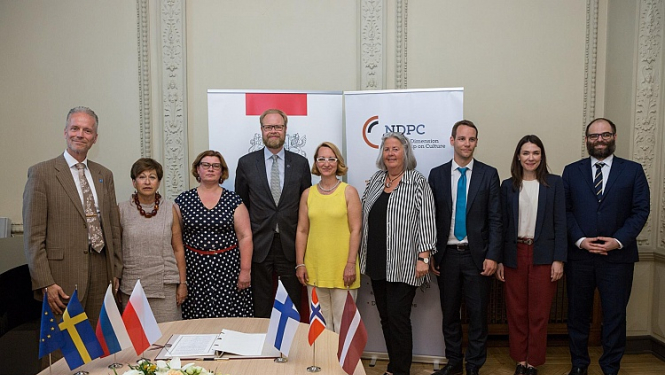 6 valstis noslēdz vienošanos Ziemeļu Dimensijas Kultūras partnerības sekretariāta izveidei