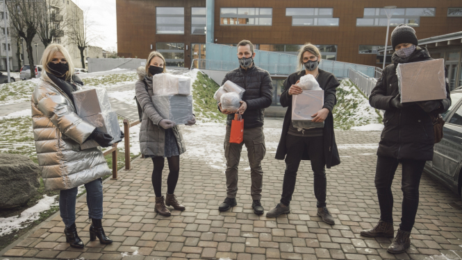 LMMDV dāvinājumā saņem dažāda izmēra ģeometriskas figūras