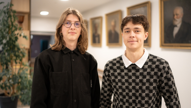 Deniss Liekne un Toms Rolavs, foto: Kārlis Volkovskis