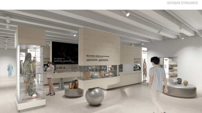 Muzeja ekspozīcijas mets