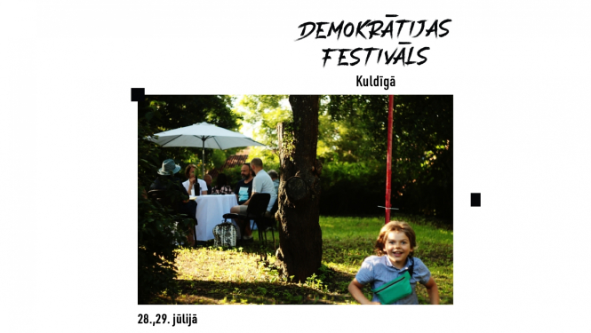 Demokrātijas festivāla plakāts
