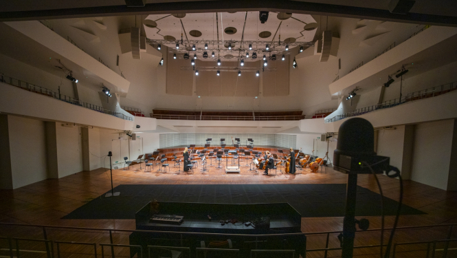Digitālās koncertzāles aizkulises, foto: Jānis Vecbrālis