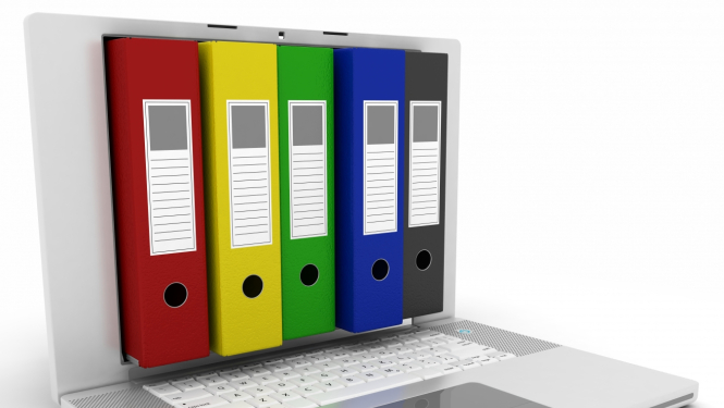 Dators un dokumentu mapes